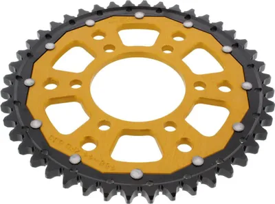 Obrázek produktu pro Korunka ZF 44 zubů rozteč 530 zlatá černá dvojitá pro Kawasaki