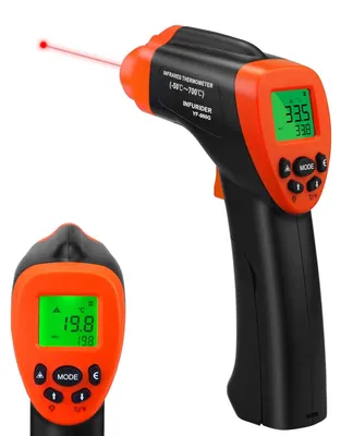 Obrázok produktu pre Infračervený teplomer, bezkontaktný, -50 až 700 ℃, 16:1, pre varenie