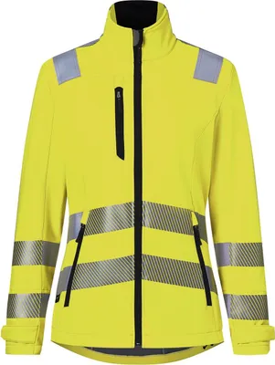 Produktbild von KÜBLER REFLECTIQ Softshell Jacke Damen PSA 2 warngelb  1509 8427-34-XL