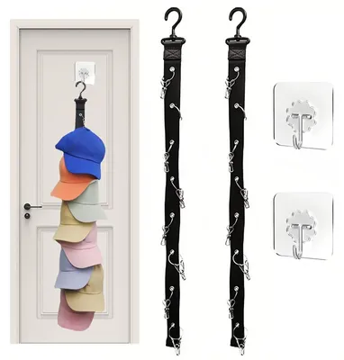 Produktbild von Solidchoice – Set aus 2 Hutaufbewahrungen mit Clips