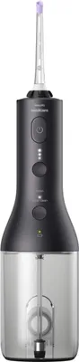 Obrázek produktu pro Philips Cordless Power Flosser 3000 HX3826/33 Ústní sprcha, 0,25 l, Černá, Baterie, Built-in, 1 min, 2 rok/roky
