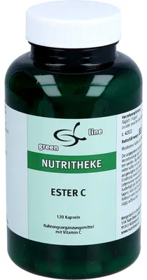 Produktbild von Green Line Nutritheke Ester C Kapseln, 120 St. Kapseln