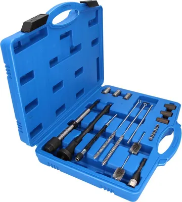 Obrázok produktu pre Súprava na čistenie sediel vstrekovačov a šácht, 21-dielna KS Tools Brilliant Tools