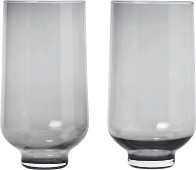Productafbeelding van Blomus Flow rookglas, hoog, 400 ml, 2 stuks