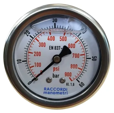 Immagine prodotto di Manometro posteriore da 60 bar, modello MG3-63, con filettatura da 1/4"