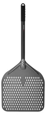 Produktbild von Pizzaschaufel Pizzaschieber Pizzapaddle - 35 cm - Eloxiertes Aluminium - Abnehmbarer Griff