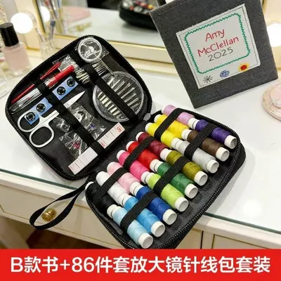 Immagine prodotto di INF Stitch Book: Kit da cucito da 86 pezzi - Portatile e completo