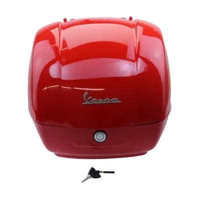 Produktbild von Top Case Vespa GTS Super 125 -> 300, original Piaggio, rot/dragon 894, 36 Liter