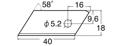 Produktbild von NT Cutter Ersatzklingen BZL11P 6 Stück