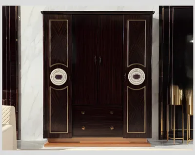 Productafbeelding van Schuifdeuren, kast, garderobekast, hout, hoogglans, slaapkamer, kasten