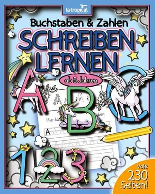 Produktbild von Buchstaben und Zahlen schreiben lernen ab 5 Jahren
