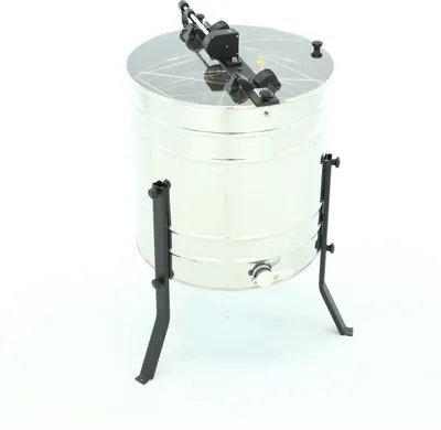 Produktbild von LYSON 4-Waben Honigschleuder Diagonalschleuder Ø600 Manuelle Honeyextractor Tangentialschleuder mit Handantrieb für 4 Rähmchen Universal Imkerei
