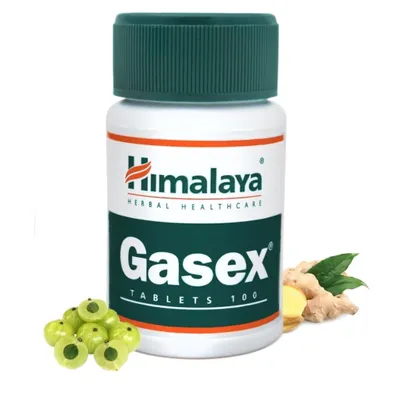 Productafbeelding van Himalaya gasex 100 tabletten BI5658