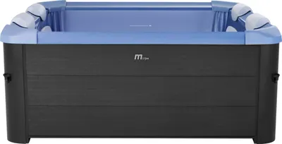 Produktbild von MSpa Whirlpool OSLO Sapphire NEUSTES Modell inkl. LED / WiFi / UVC / 120 Luftdüsen / 8 Hydromassagedüsen / Outdoor Pool Indoor Pool / 160x160x65 cm