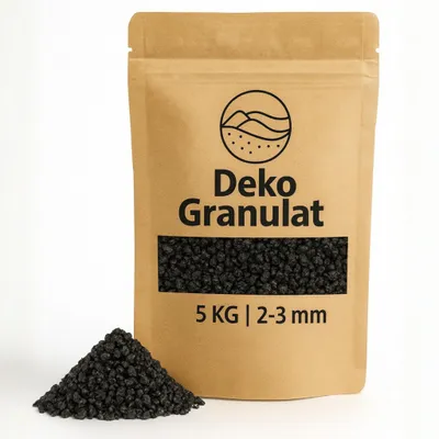 Produktbild von Deko-Granulat schwarz in Ø 2 - 3 mm als Gläser, Vasen Streudeko