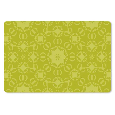 Produktbild von MuchoWow® Schreibtischunterlage Kompass - Grün - Muster 60x40 cm - XXL Mauspad - Großes Mauspad