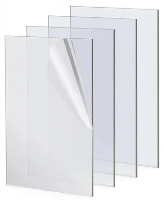 Produktbild von Acrylplatten A3, 42 x 29 cm, 2 mm dick, transparent, kratzfest