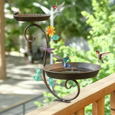Produktbild von Abnehmbares Vogelbad und Futterstelle für die Terrasse