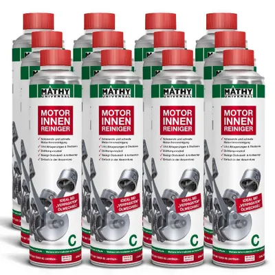 Produktbild von MATHY-C Motor-Innenreiniger 12 x 400 ml - Ölkreislauf-Reiniger vor dem Ölwechsel