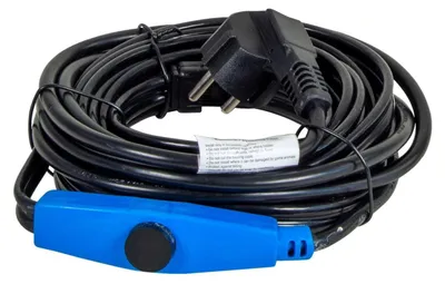 Produktbild von horizont Frostschutz-Heizkabel 230 V – 4 m - Heizband mit Thermostat für Wasserleitungen, frostfrei bis -45 °C