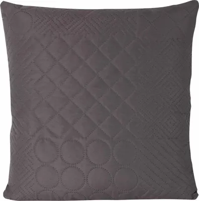 Produktbild von D91 Kissenbezug BONI 5 dunkelblau 40x40 cm dunkelgrau