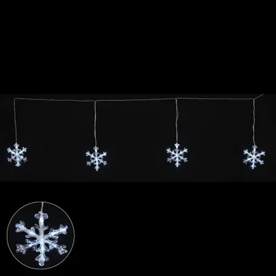 Image de Guirlande banniere de flocons 50Led