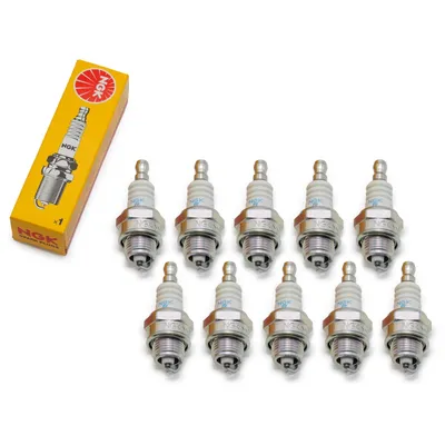 Produktbild von NGK Zündkerzen Set 10x BPMR7A Zündkerze entstört, 4345 / 4626 / 4647 / 5959 / 6703 kompatibel mit Freischneider Motorsensen Motorkettensägen