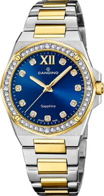 Produktbild von Candino Armbanduhr Damen Analog Edelstahl Elegant Uhr silber gold Elegance UC4752/2