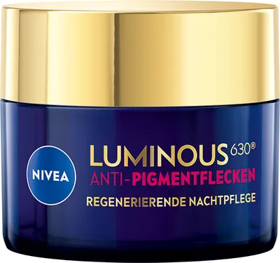 Produktbild von NIVEA Nachtpflege LUMINOUS630® Anti-Pigmentflecken regenerierend Antifalten 50ml