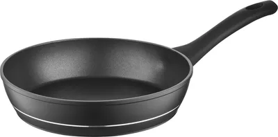 Produktbild von FLORINA Aluminium Bratpfanne 26 cm Durchmesser I Universalpfanne DELUX Antihaftbeschichtet I Anti-Kratz Pfanne mit Induktionsboden I Pfanne Geeignet für Induktionsherd, Gasherd, Elektroherd (Schwarz)