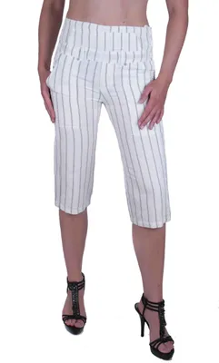 Produktbild von Diesel Damen "Miracl Pantalone" Caprihose Weiß