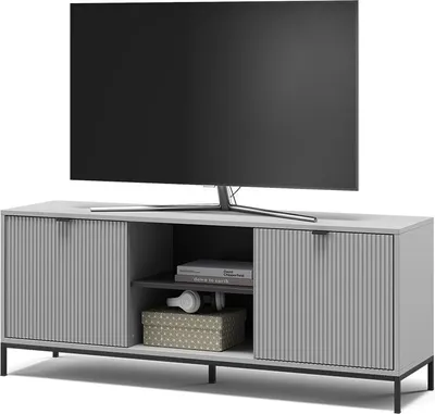 Zdjęcie produktu dla Lowboard Vicco Eliza Szary 150 x 60 cm z 2 drzwiami, Model 56402