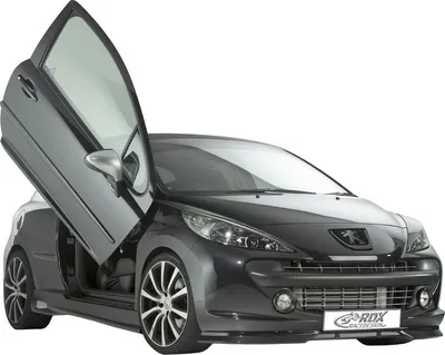 Imagen del producto de RDX Racedesign, alerón delantero RDFA040, compatible con PEUGEOT 207 (modelos WA y WC), fabricado en Polyurethan(poliuretano)