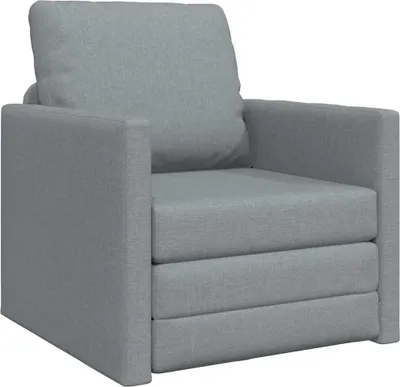 Obrázok produktu pre vidaXL Rozkladacia pohovka 60 cm svetlo sivá látka