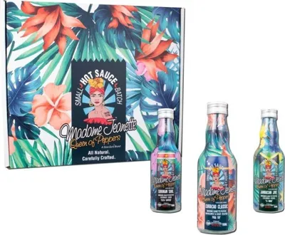 Obrázek produktu pro BBQ set 3 grilovacích omáček Madame Jeanette Hot Sauce™
