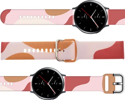 Produktbild von Strap Moro für Samsung Galaxy Watch 45 / 46 / 47 mm Silikonarmband Uhrenarmband - Muster 12