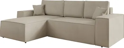 Produktbild von MIRJAN24 Ecksofa Malaga L mit Schlaffunktion und Bettkasten, Eckcouch, Stilvoll Polsterecke vom Hersteller (Farbe: Manila 02, Seite: Links)