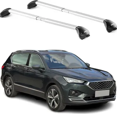 Produktbild von Dachträger Grundtäger für Seat Tarraco 2018-2025 5 tür 100kg Alu Silber 2x ABE