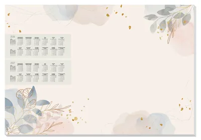 Produktbild von Sigel Schreibunterlage Pastel Garden 2026 H6304