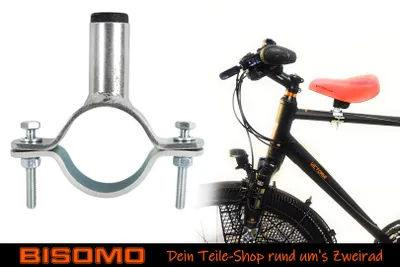 Produktbild von Kinder Satteladapter Herren Fahrrad Größe 1 Rahmen Ø 20mm-29mm Montage Oberrohr