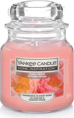 Produktbild von Yankee Candle Duftkerze Kleines Glas Coral Peony 104 g rosa