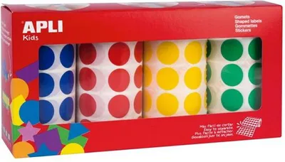 Immagine prodotto di Adesivo Apli rotondo 4 pezzi (2 pezzi)