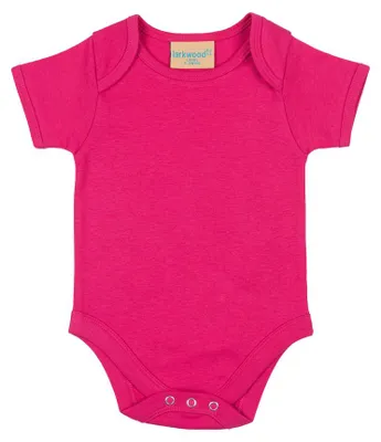 Imagen del producto de Larkwood - Body para bebé, manga corta, modelo LT4800 (86) (fucsia)