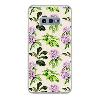 Produktbild von MuchoWow® Handyhülle Schutzhülle Hülle für Samsung Galaxy S10e Hortensien - Pflanzen - Muster Silikon Softcase Handy Hülle - Handy