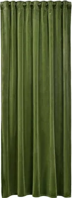 Produktbild von Schlaufenschal - Tannengrün - Samt - 135 x 245 cm - verdeckte Schlaufen