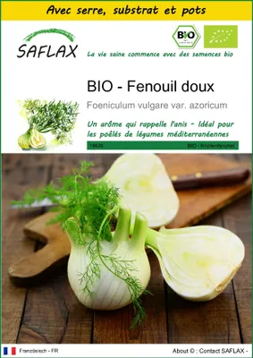 Image de SAFLAX Ensemble de culture -- Fenouil doux - 100 graines - Foeniculum