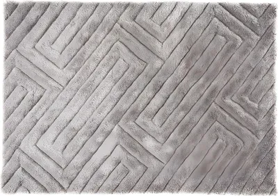 Produktbild von MAZE Zottelteppich mit 3D-Effekt - grau - 160 × 230 cm