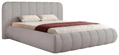 Produktbild von Selsey Malunna - Polsterbett mit Bettkasten, Chenille Grau, 140x200 cm