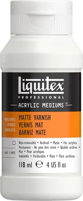 Productafbeelding van Matte vernis - Beschermt tegen omgevingsinvloeden - Behoudt de glans en helderheid van acrylverf - 118ml Fles - Mat