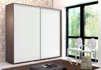 Produktbild von Geräumiger Kleiderschrank 175/245 FABIO – schoko/weiß
